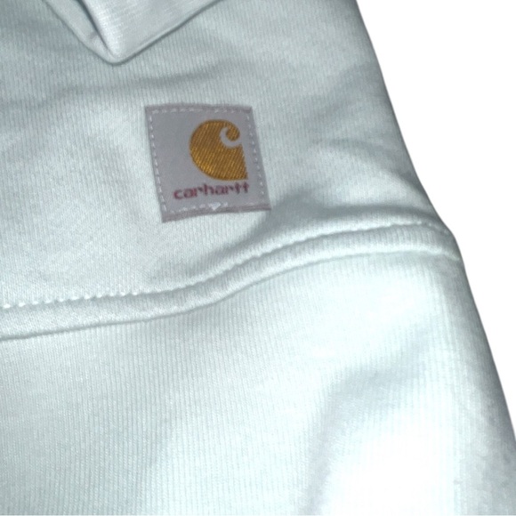 CARHARTT WOMEN'S TENCEL FIBER SERIES LOOSE FIT FRENCH TERRY HENLEY SWEATSHIRT - Picture 5 of 9